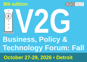 V2G Business, Policy & Technology Forum: 10/27-29