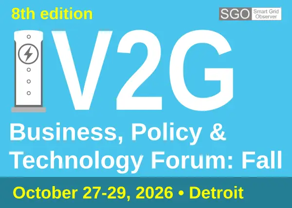 V2G Business, Policy & Technology Forum: 10/27-29